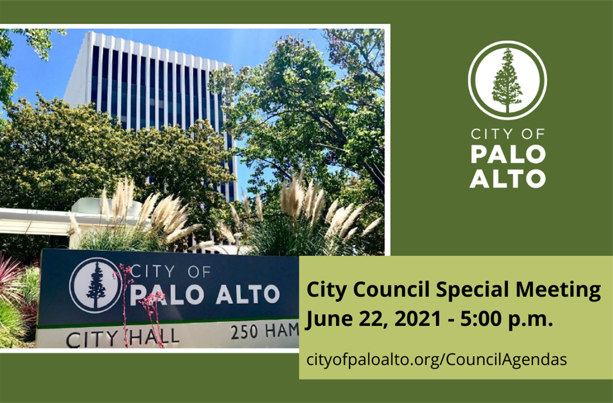 City Council Special Meeting – City of Palo Alto, CA