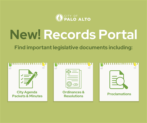 New! Records Portal. Find important legislative documents including: City Agenda Packets & Minutes, Ordinances, Resolutions, & Proclamations
