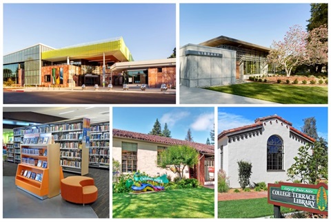 collage of local libraries