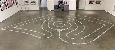 Maia Scott, "In-Site | Insight | Incite", 2021 Installation shot of "Open I" from "In-Site | Insight | Incite"