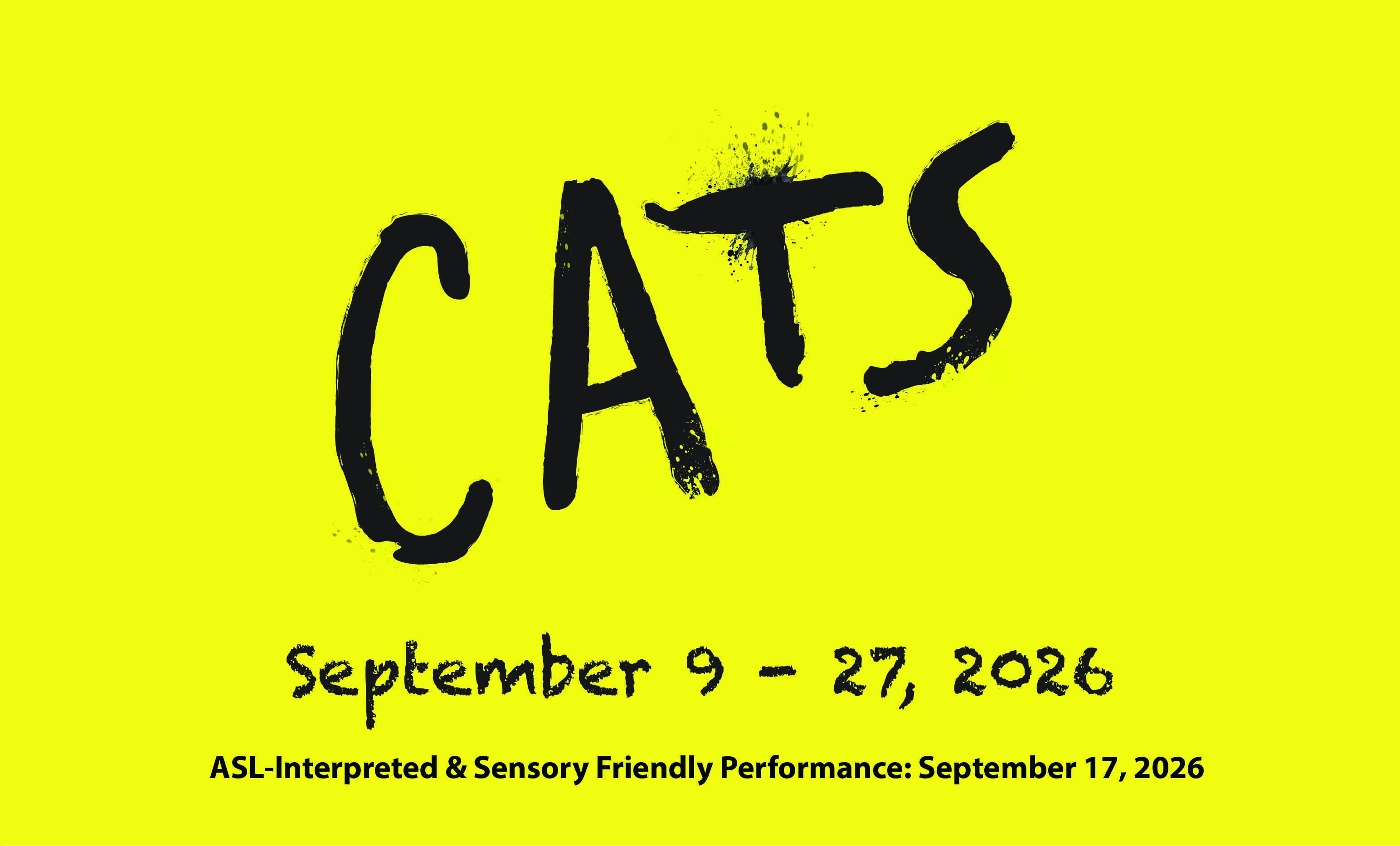 poster for CAT production with ASL information
