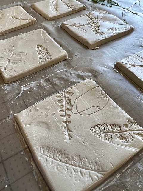 Heritage Tiles workshop with Kiana Honarmand