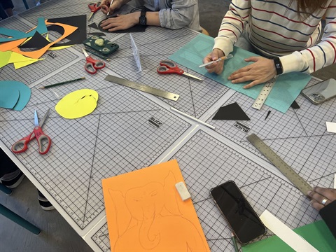 Greeting card workshop with artist Kiana Honarmand