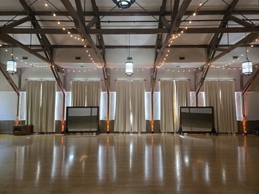 Lucie Stern Ballroom Photo with LED Up Lights