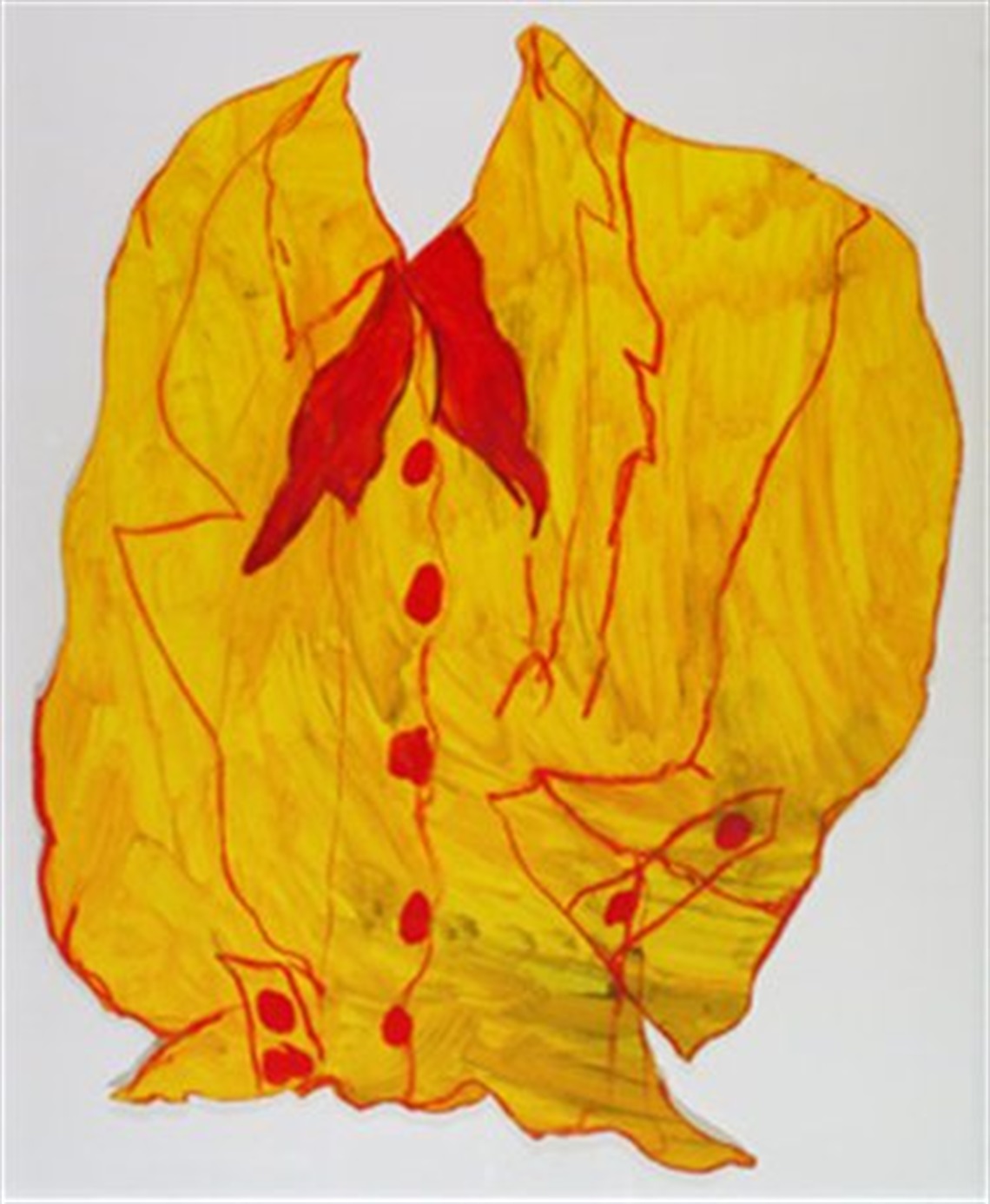 Image of Yellow Silk Shirt, Gertrude Bleiberg