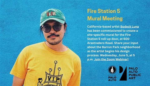 Fire Station 5 Mural Meeting on Zoom