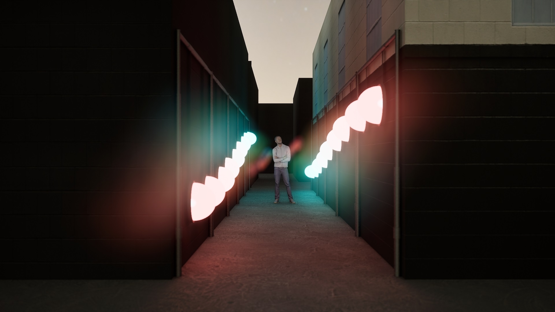 Glow Lane by artist Shagun Singh