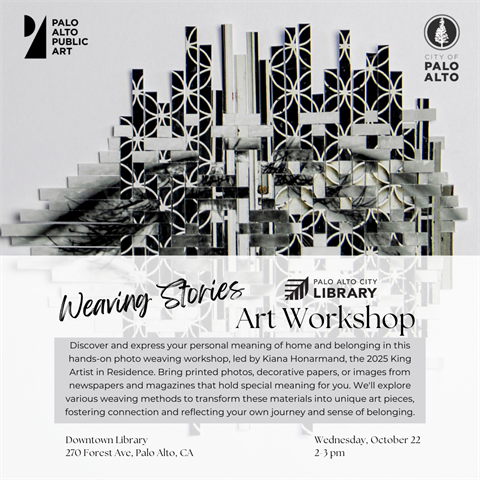 Weaving Stories Workshop at  Downtown Library October 22