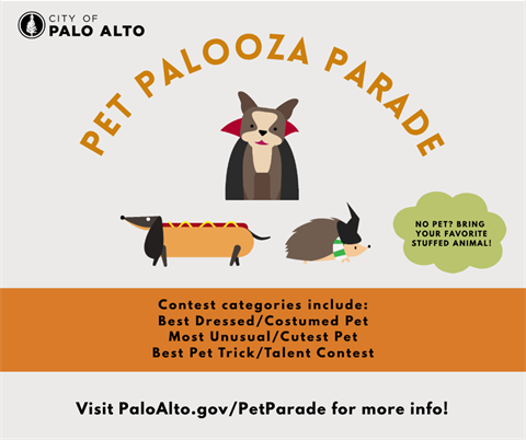 pet palooza parade event flyer 