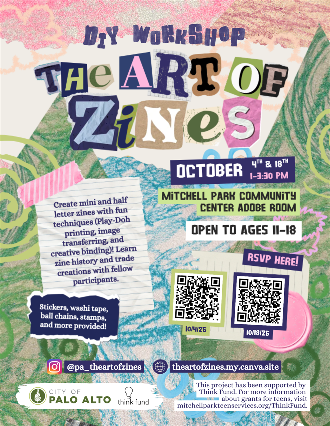 Art of Zines Flyer