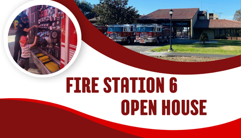 Fire Station 6 Open House web banner