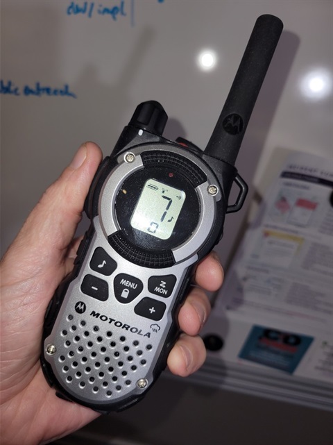 Image of Motorola FRS radio