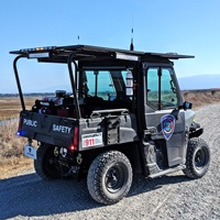side view of vehicle on dirt road