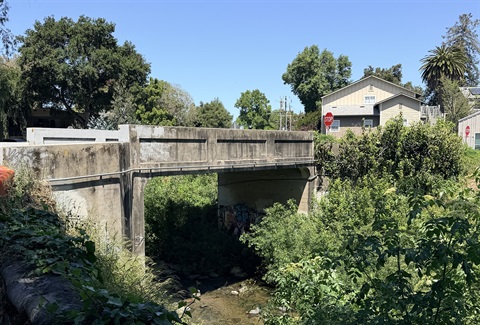 Newell Road Bridge, Edgewood Side Looking to East Palo Alto
