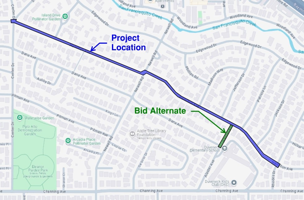 map of project area