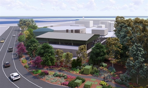 Rendering of Advanced Water Purification System