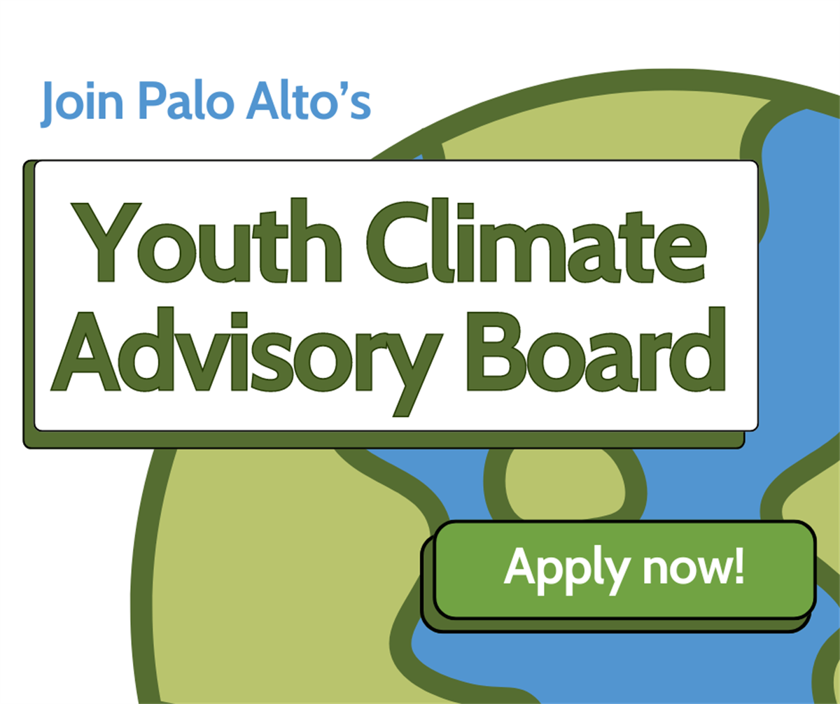 Apply to the Inaugural Youth Climate Advisory Board – City of Palo Alto, CA