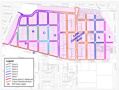 Parking Zone Map
