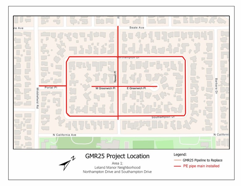 GMR 25 Area 1 map