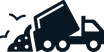 landfill truck icon