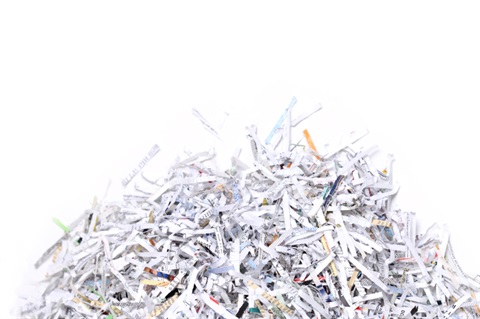 Image of shredded paper