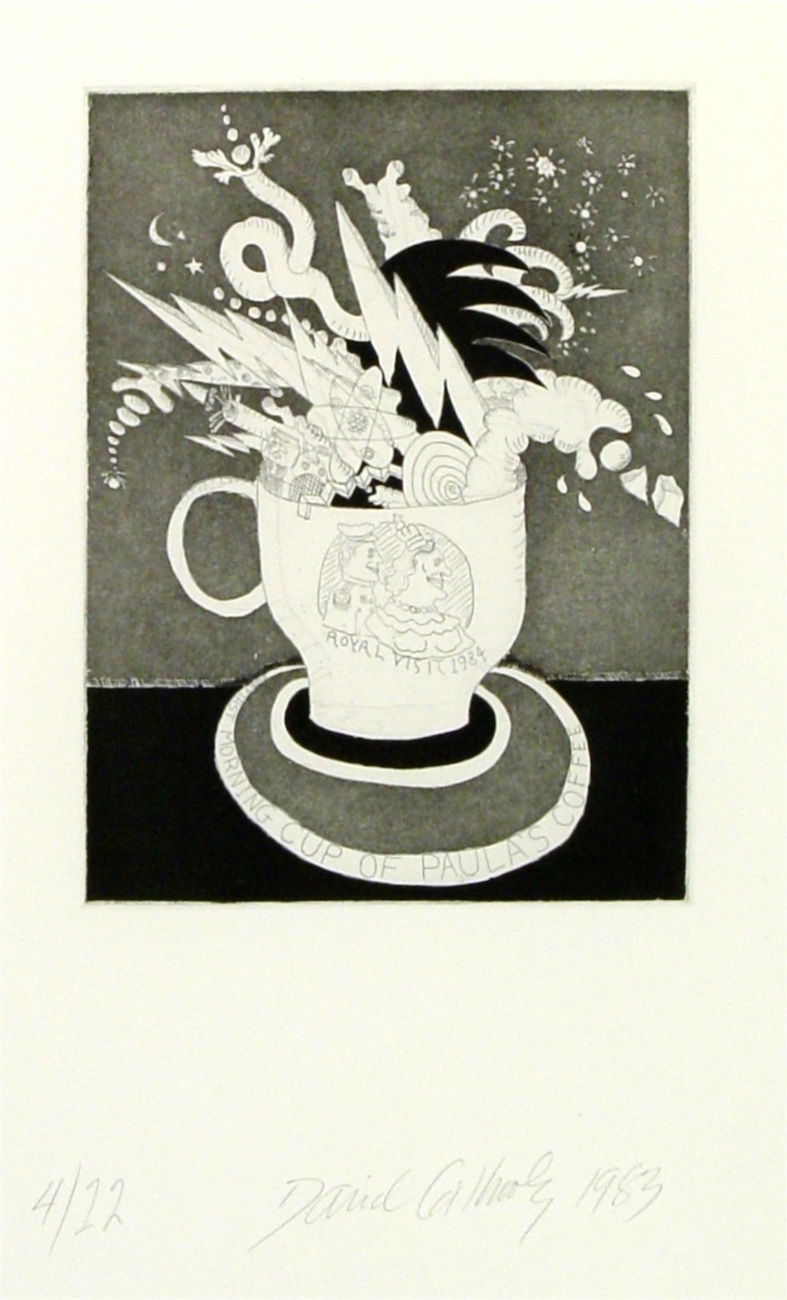 Image of First Morning Cup of Paula's Coffee, David Gilhooly
