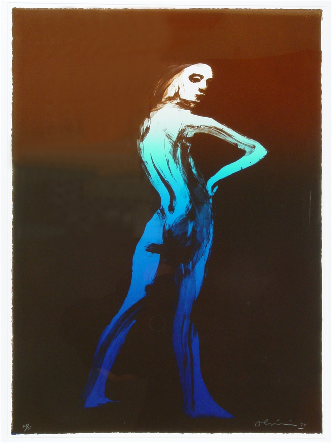 Image of Blue Nude, Nathan Oliveira