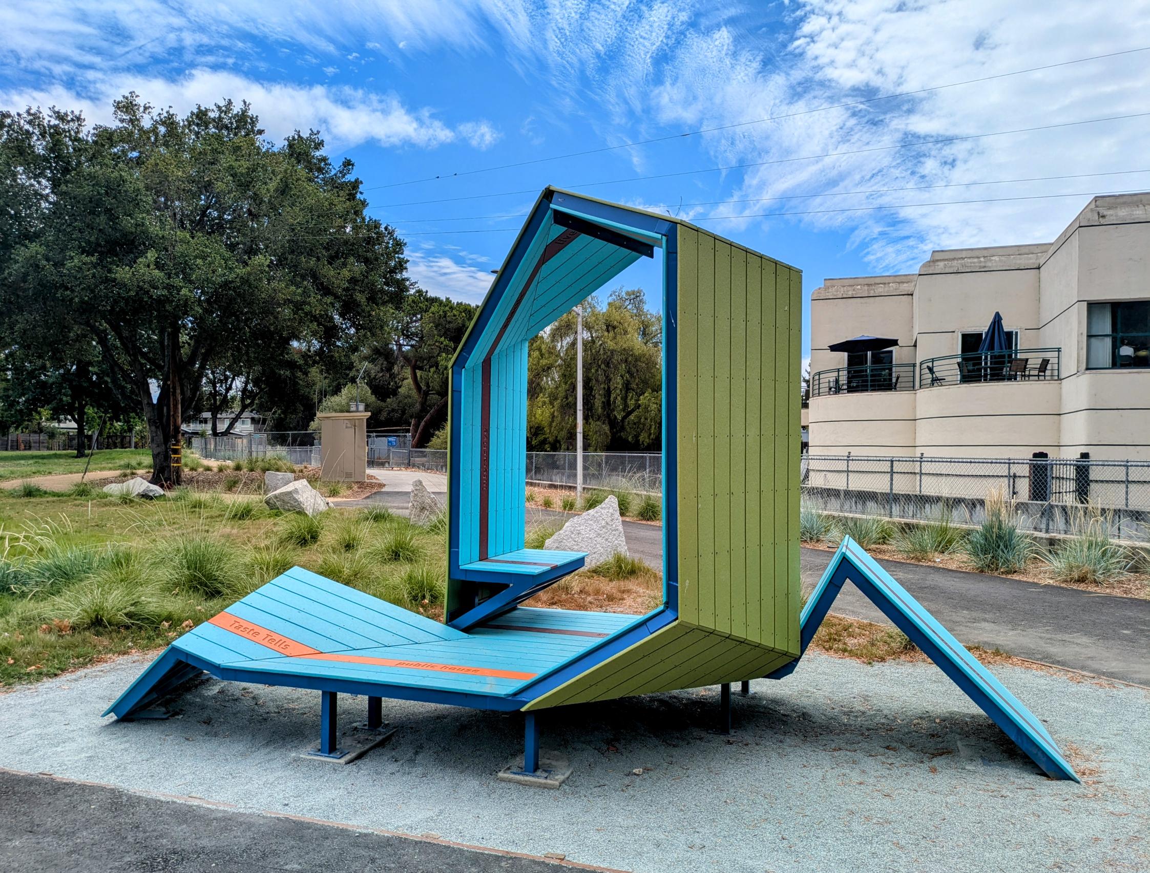 Image of outdoor sculpture by UrbanRock Design