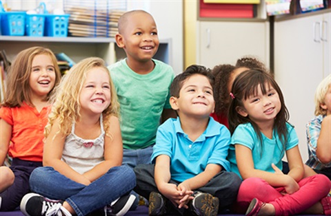 group of young students