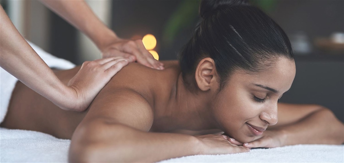 person getting a massage