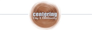 image of clay circle with Centering text